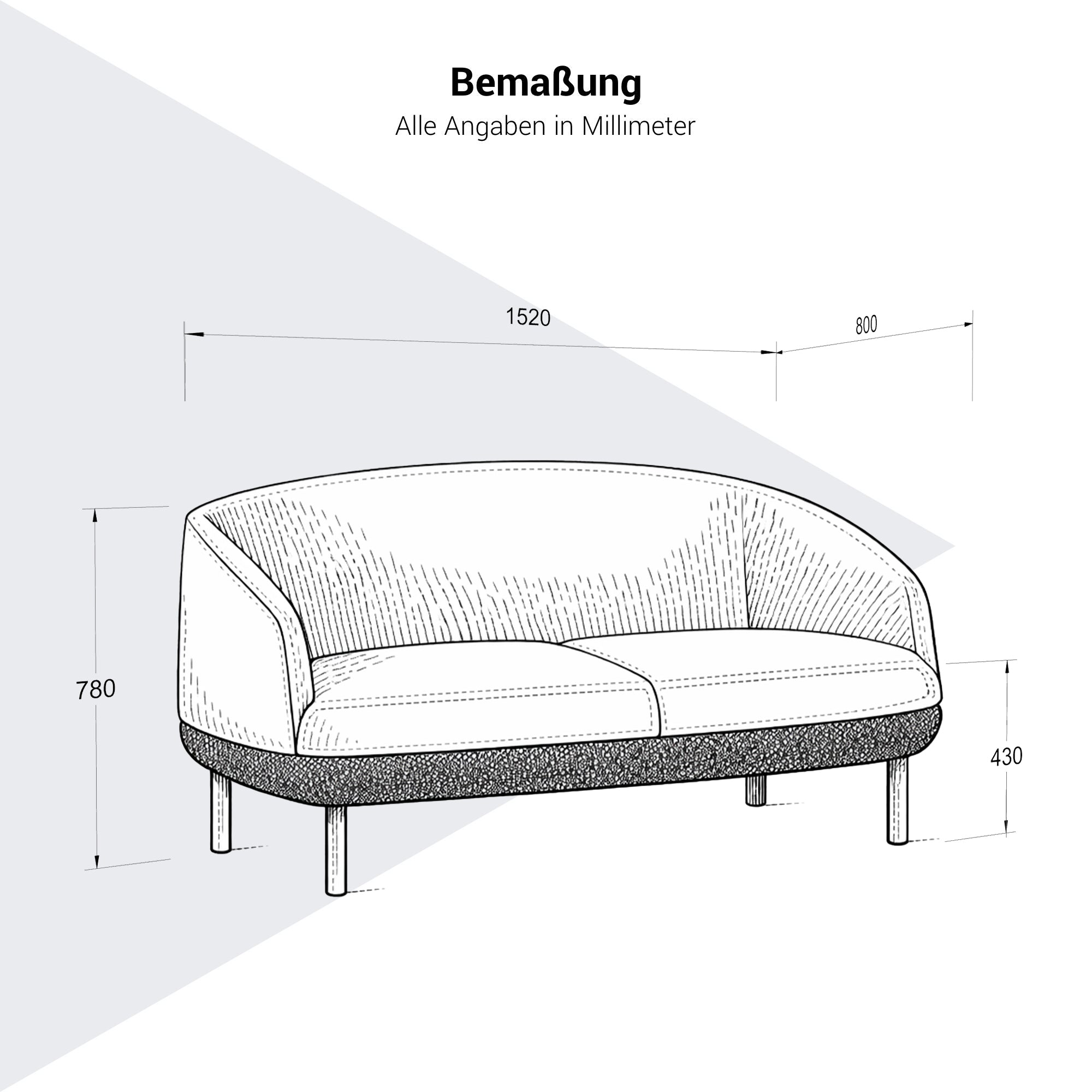 KOPA Sofa | Metallbeine oder Echtholz-Gestell, über 100 Farben