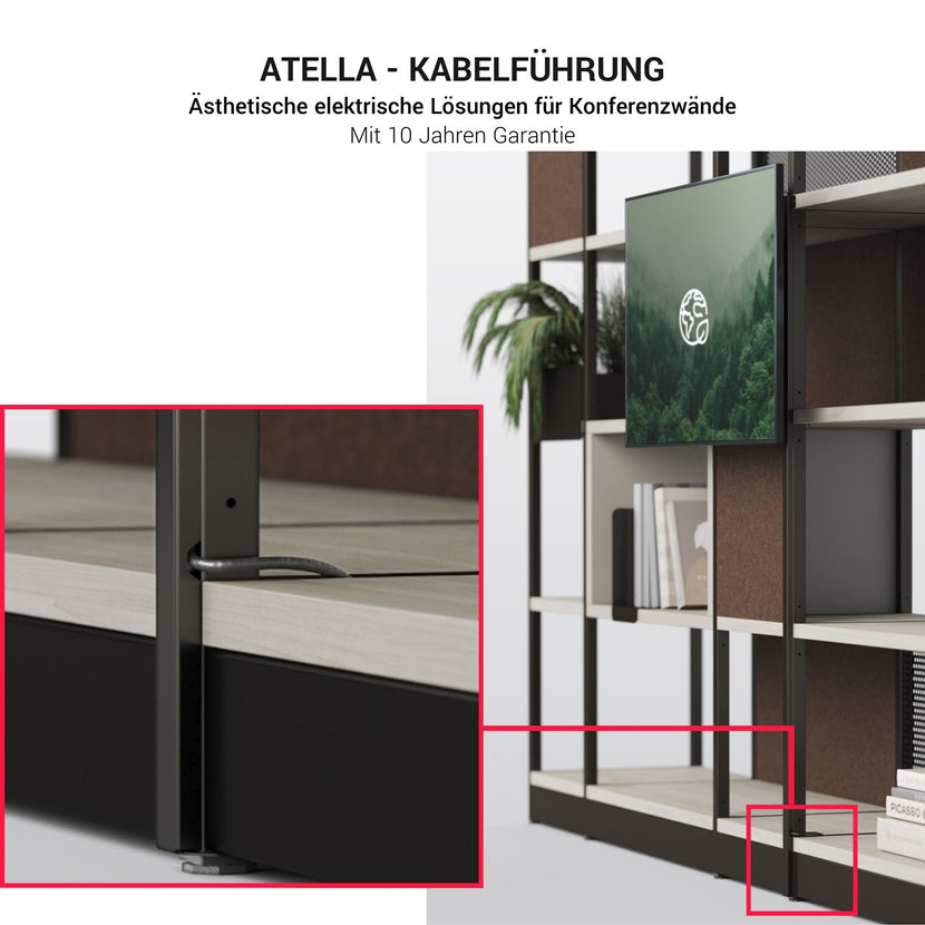 ATELLA Cable channel | 1245 mm