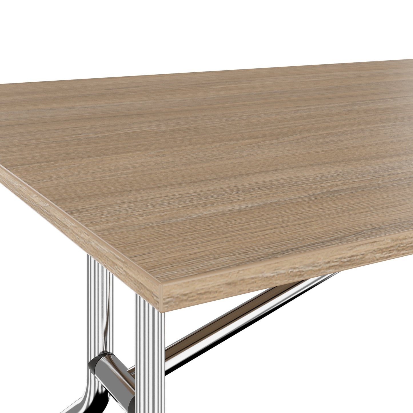 MARA ARGO LIBRO Klapptisch | 2400 - 2800 x 1000 mm (8 - 10 Personen), rollbar, faltbar, Bernsteineiche