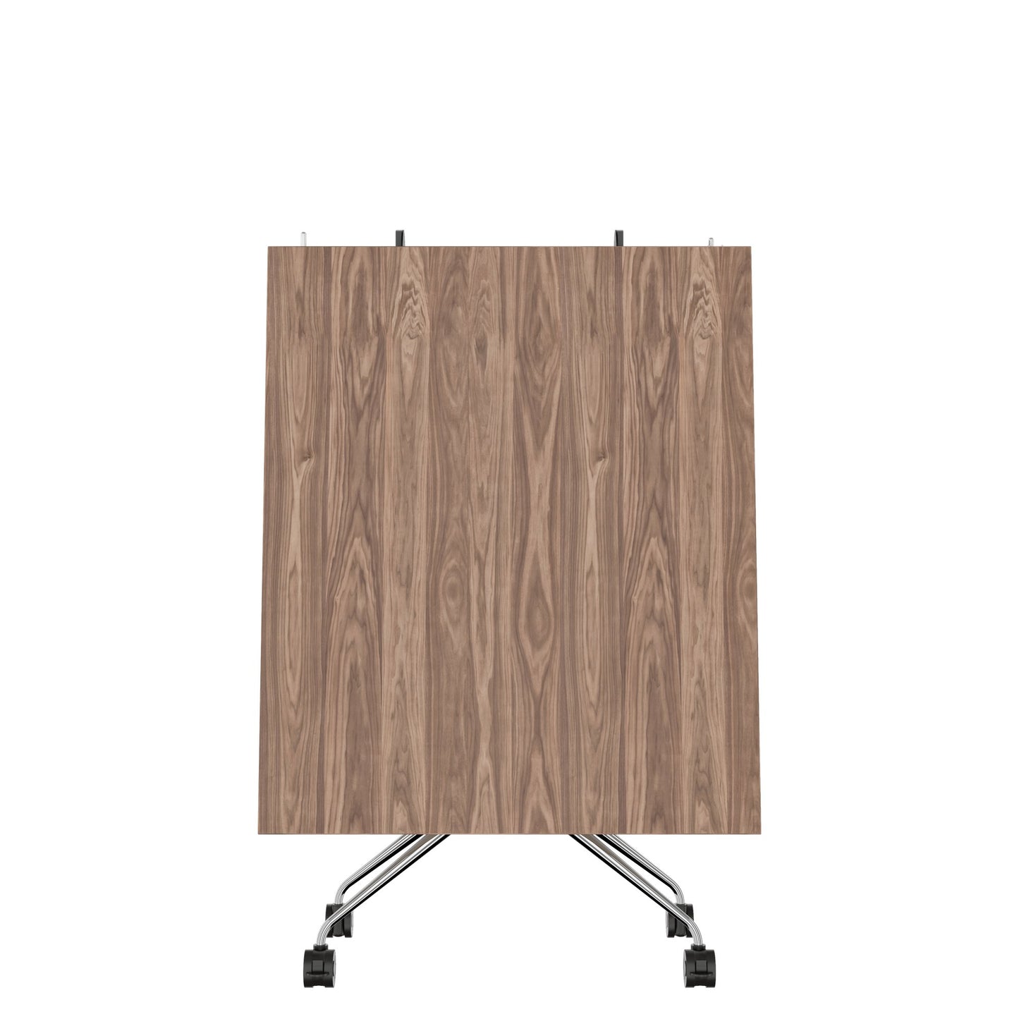 MARA ARGO LIBRO folding table | 2400 - 2800 x 1000 mm (8 - 10 people), rollable, foldable, real wood veneer walnut