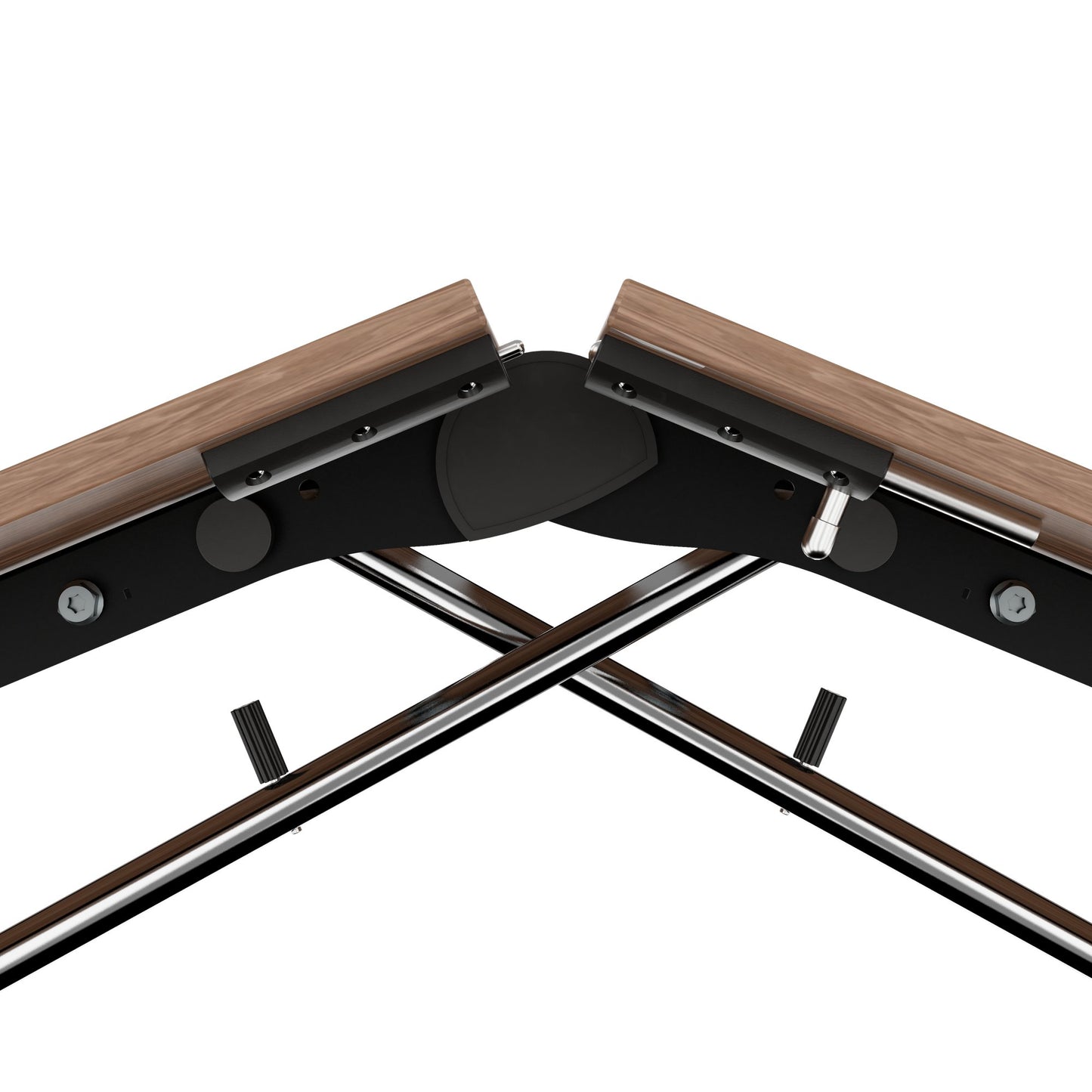 MARA ARGO LIBRO folding table | 2400 - 2800 x 1000 mm (8 - 10 people), rollable, foldable, real wood veneer walnut