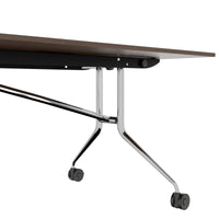 MARA ARGO LIBRO folding table | 2400 - 2800 x 1000 mm (8 - 10 people), rollable, foldable, walnut