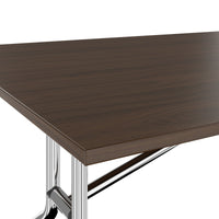 MARA ARGO LIBRO folding table | 2400 - 2800 x 1000 mm (8 - 10 people), rollable, foldable, walnut