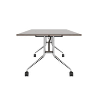 MARA ARGO LIBRO folding table | 2400 - 2800 x 1000 mm (8 - 10 people), rollable, foldable, walnut