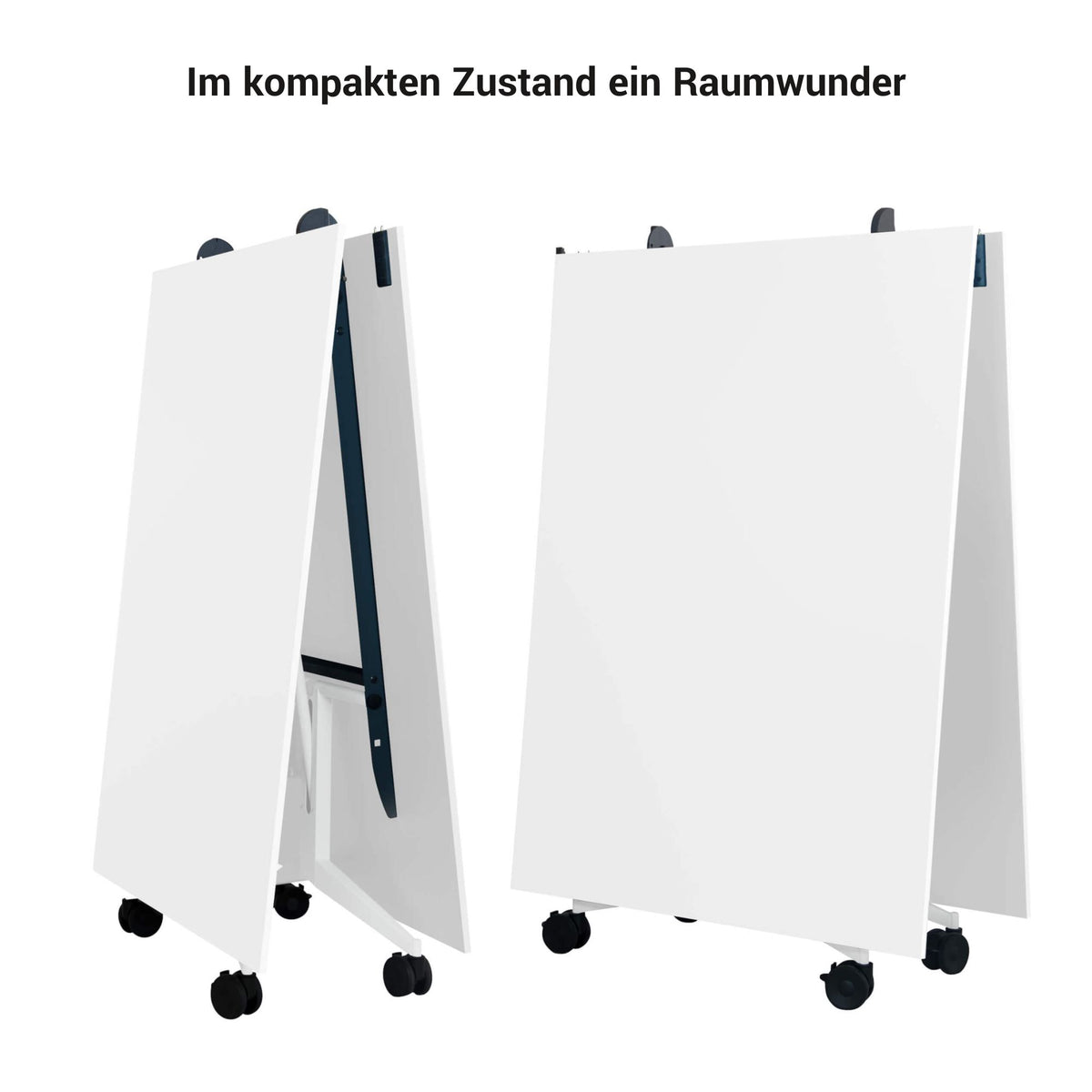MARA - TIMMY LIBRO Conference table | 3200 x 1200 mm (10 - 14 persons), rollable, foldable, anthracite - 17 Lightbox Main Image