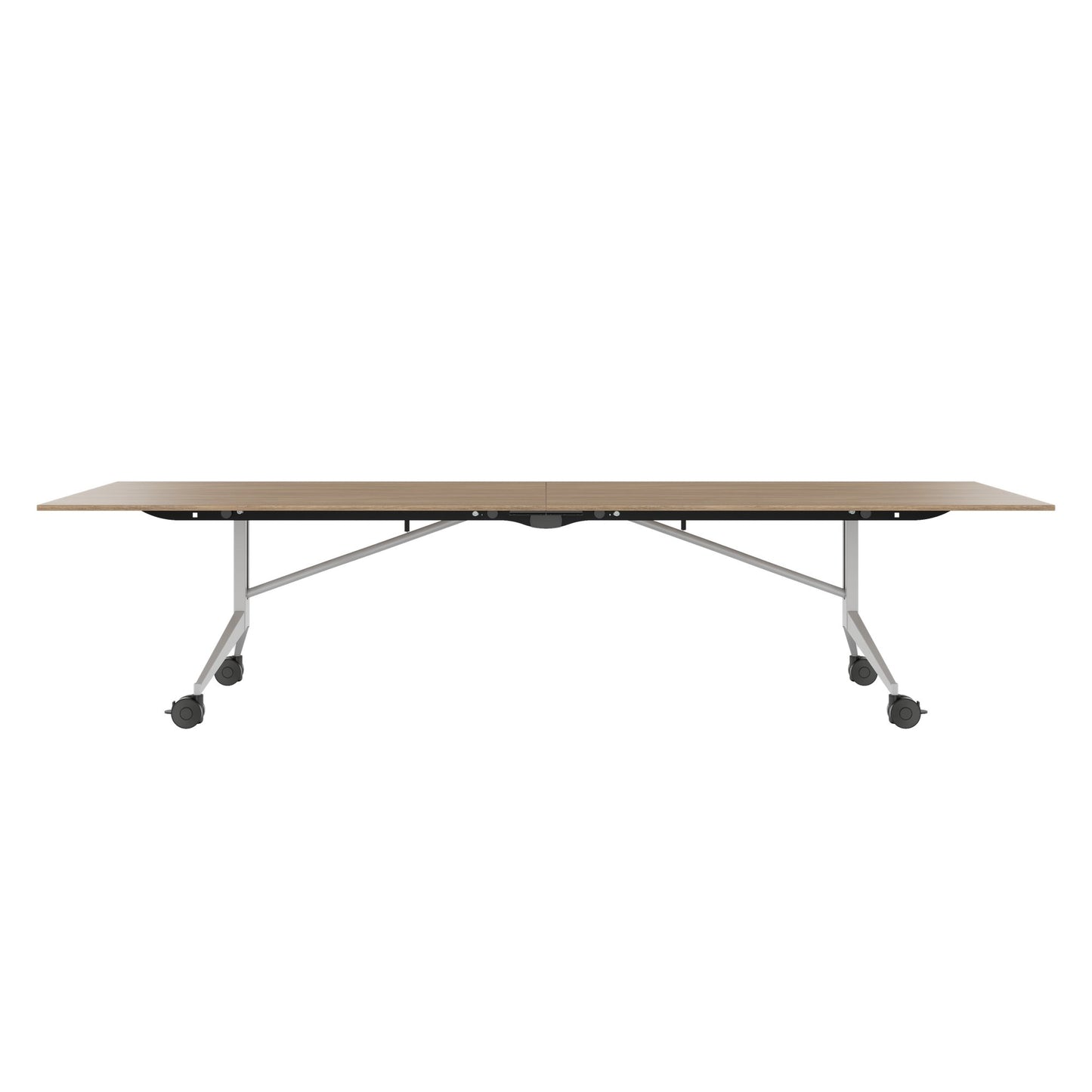 MARA TIMMY LIBRO Konferenztisch | 3200 x 1200 mm (10 - 14 Personen), rollbar, faltbar, Bernsteineiche