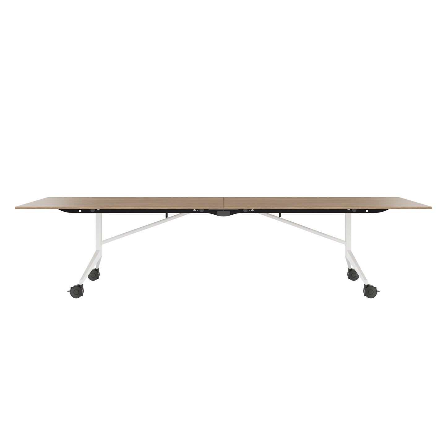 MARA TIMMY LIBRO Konferenztisch | 3200 x 1200 mm (10 - 14 Personen), rollbar, faltbar, Bernsteineiche