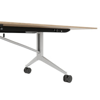 MARA TIMMY LIBRO Konferenztisch | 3200 x 1200 mm (10 - 14 Personen), rollbar, faltbar, Bernsteineiche