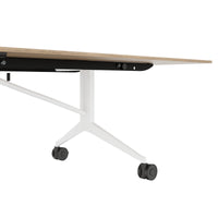 MARA TIMMY LIBRO Konferenztisch | 3200 x 1200 mm (10 - 14 Personen), rollbar, faltbar, Bernsteineiche