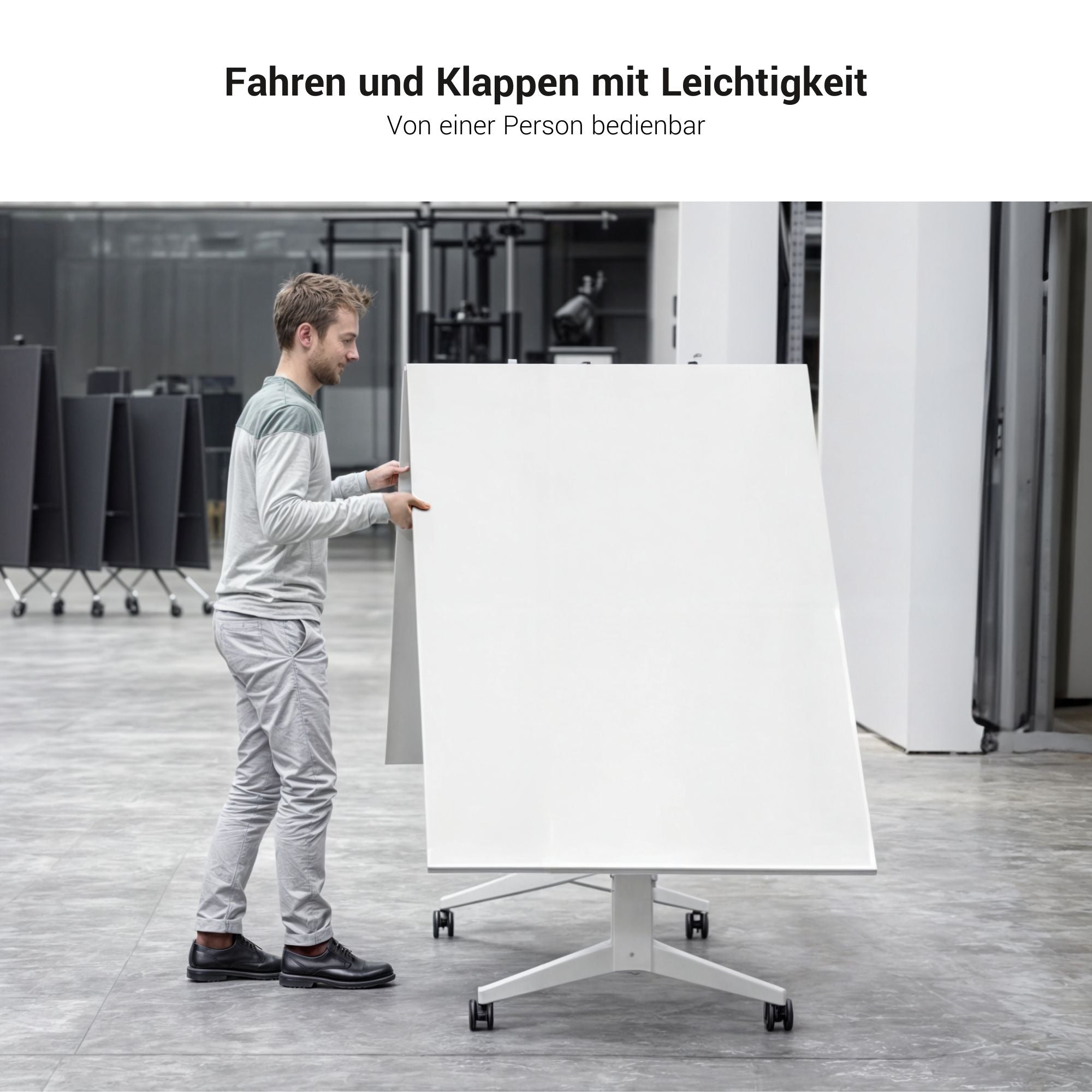 Mara TIMMY LIBRO Tableau de conférence | 3200 x 1200 mm (10 - 14 personnes), roulable, pliable, chêne ambre