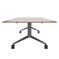 MARA TIMMY LIBRO conference table | 3200 x 1200 mm (10 - 14 people), rollable, foldable, real wood veneer walnut