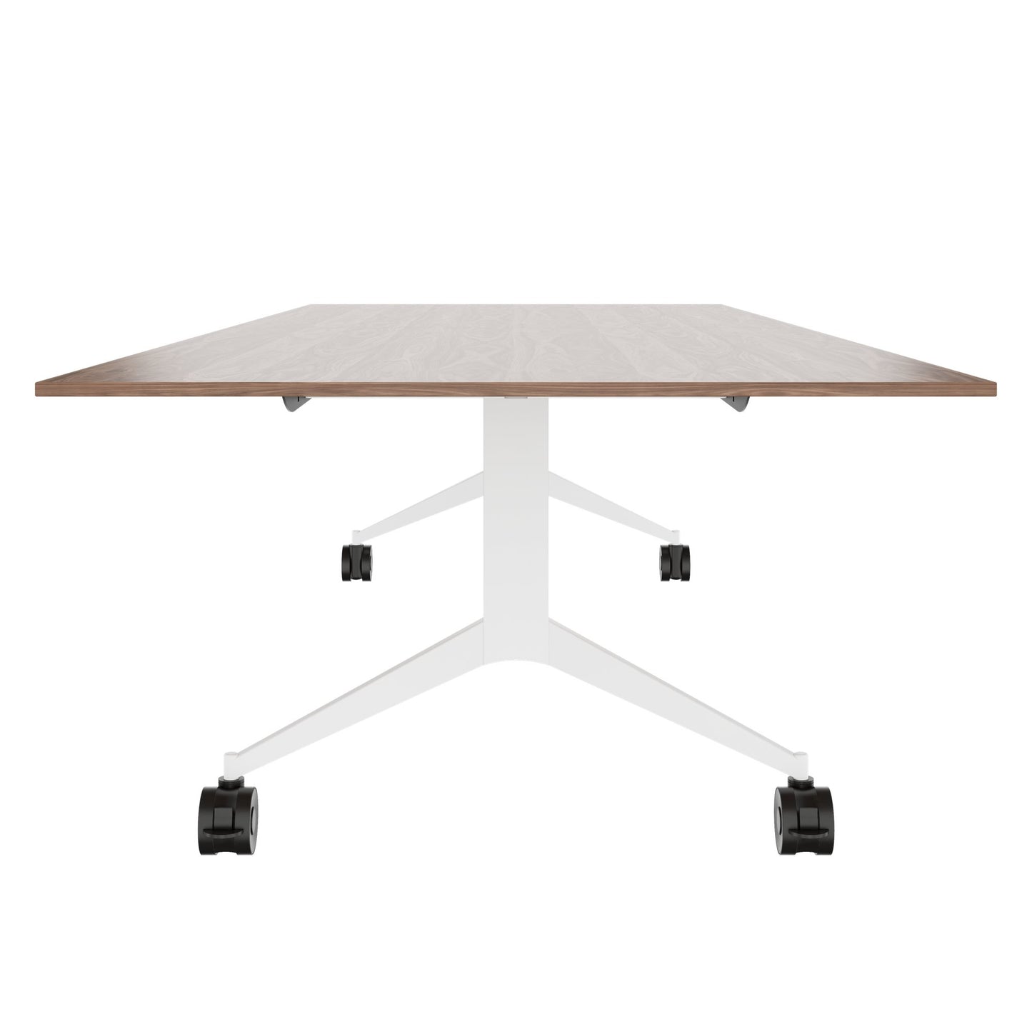 MARA TIMMY LIBRO conference table | 3200 x 1200 mm (10 - 14 people), rollable, foldable, real wood veneer walnut