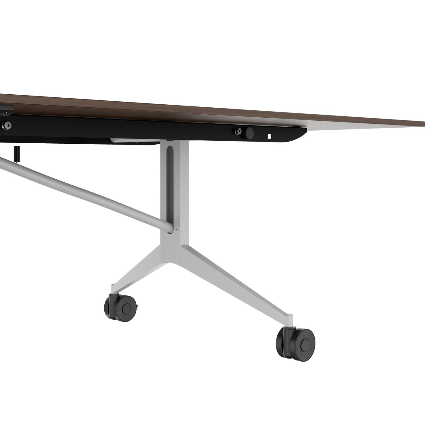 MARA TIMMY LIBRO Konferenztisch | 3200 x 1200 mm (10 - 14 Personen), rollbar, faltbar, Nussbaum