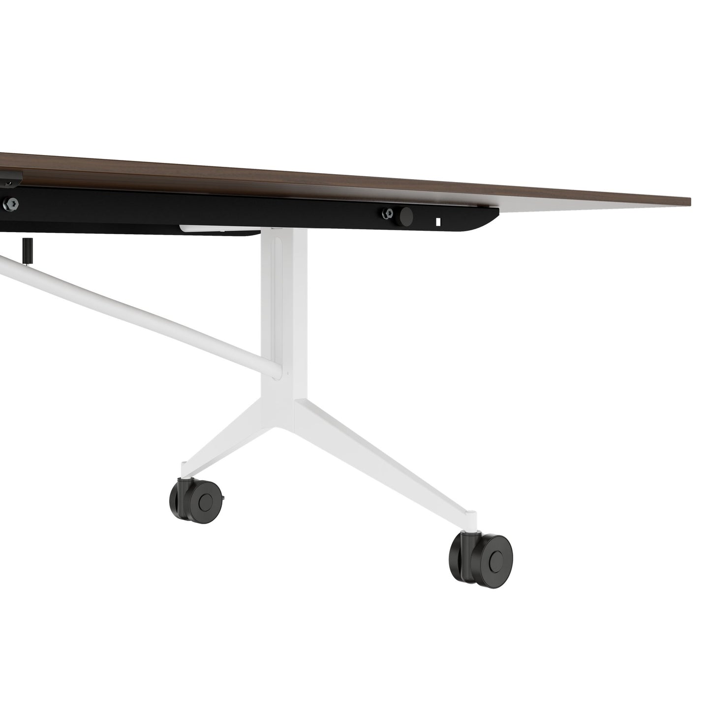 MARA TIMMY LIBRO Konferenztisch | 3200 x 1200 mm (10 - 14 Personen), rollbar, faltbar, Nussbaum