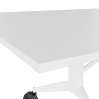 MARA TIMMY LIBRO Konferenztisch | 3200 x 1200 mm (10 - 14 Personen), rollbar, faltbar, Weiß