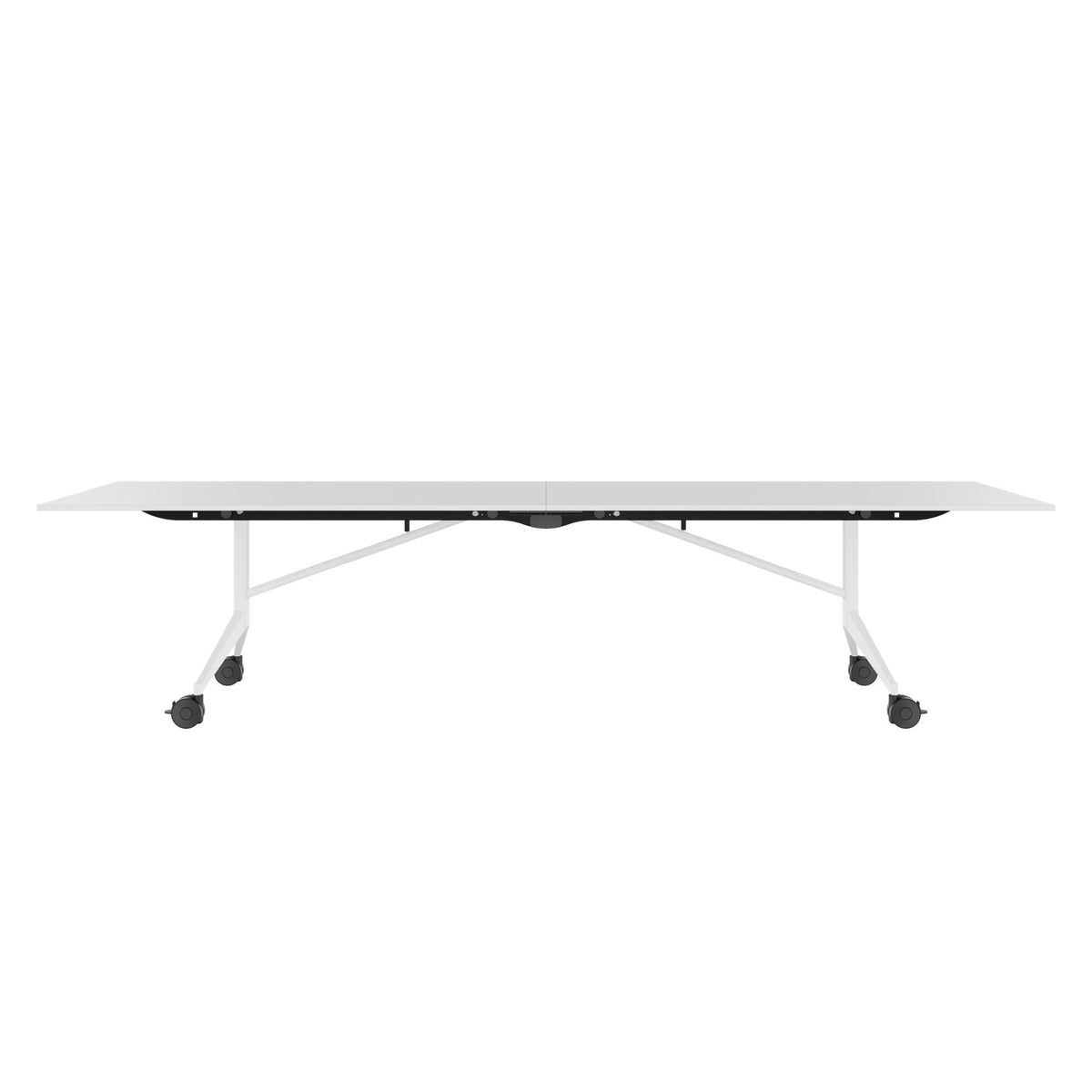 MARA - TIMMY LIBRO Conference table | 3200 x 1200 mm (10 - 14 persons), rollable, foldable, white - 6 Lightbox Main Image