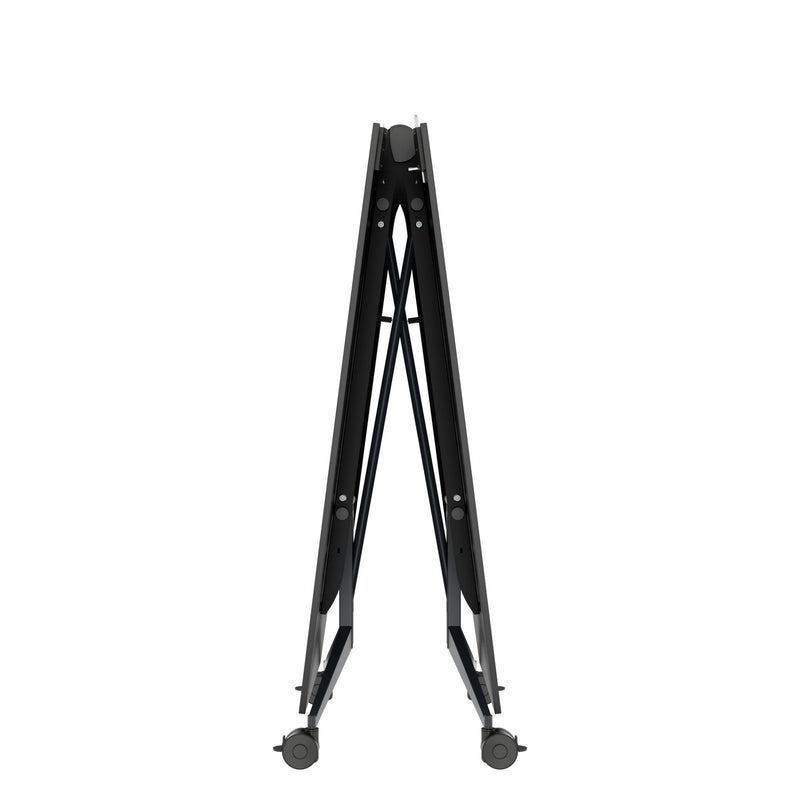 MARA - TIMMY LIBRO Konferenztisch | Bootsform, 3200 x 1200 mm (10 - 14 Personen), rollbar, faltbar, Anthrazit - 10 Main Image