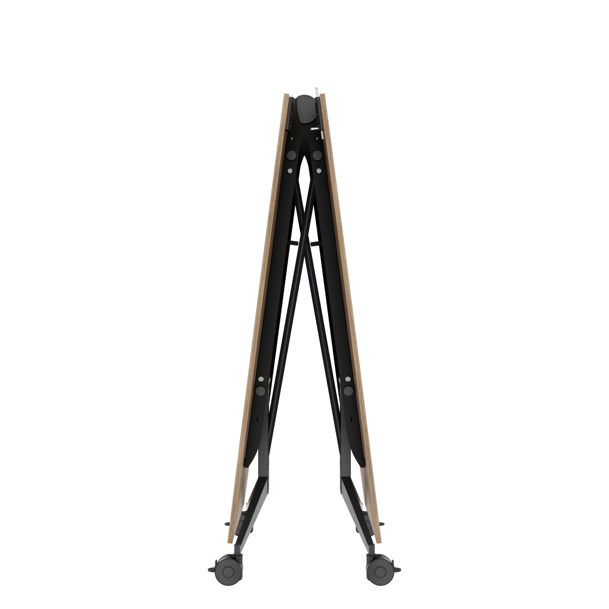Mara TIMMY LIBRO Tableau de conférence | Forme de démarrage, 3200 x 1200 mm (10 - 14 personnes), roulable, pliable, chêne ambre