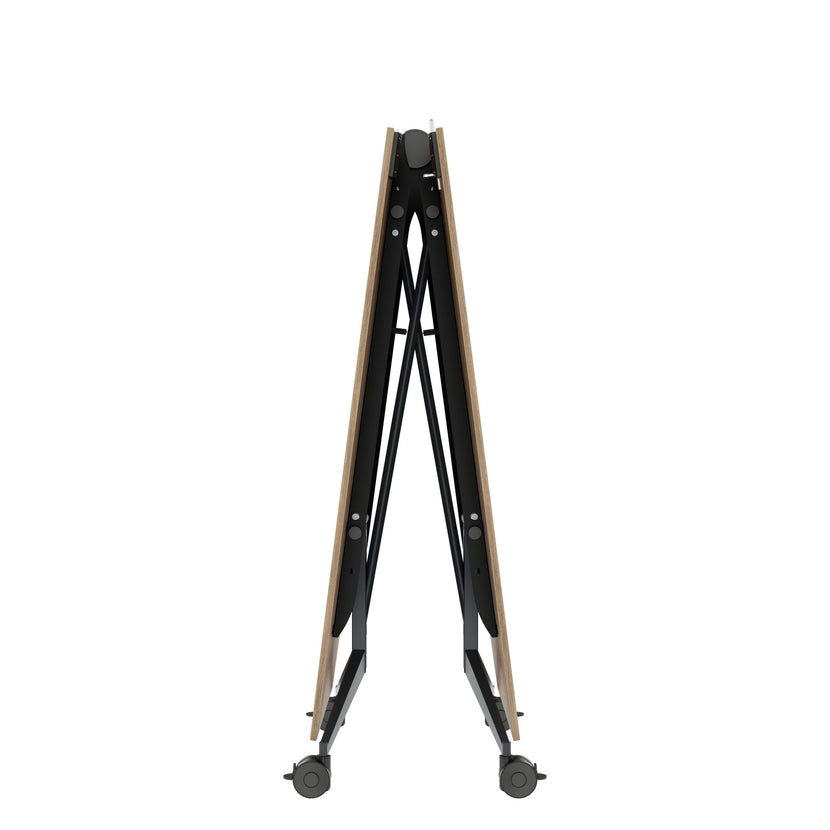 Mara TIMMY LIBRO Tableau de conférence | Forme de démarrage, 3200 x 1200 mm (10 - 14 personnes), roulable, pliable, chêne ambre