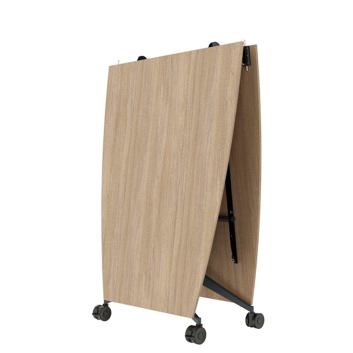 MARA - TIMMY LIBRO Konferenztisch | Bootsform, 3200 x 1200 mm (10 - 14 Personen), rollbar, faltbar, Bernsteineiche - 8 Lightbox Main Image