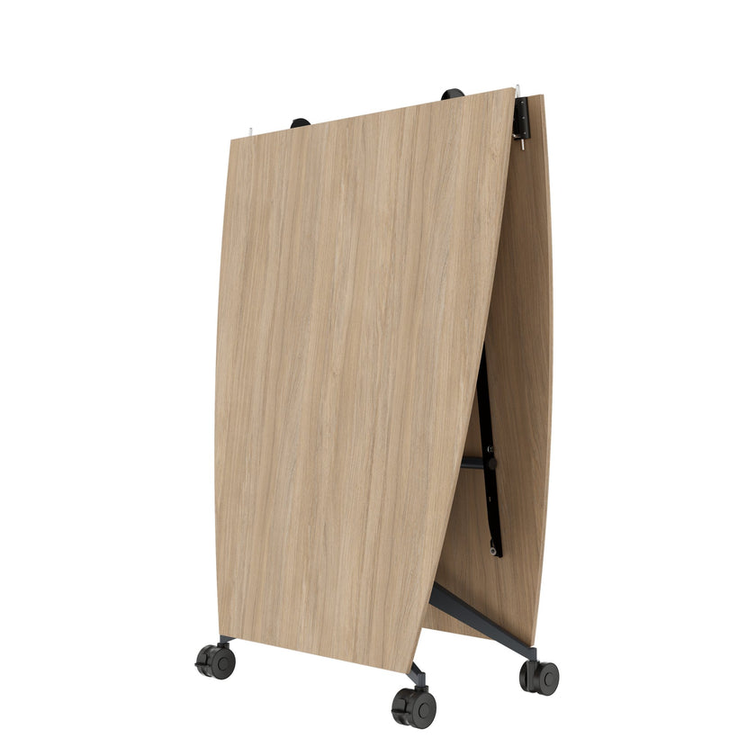 Mara TIMMY LIBRO Tableau de conférence | Forme de démarrage, 3200 x 1200 mm (10 - 14 personnes), roulable, pliable, chêne ambre
