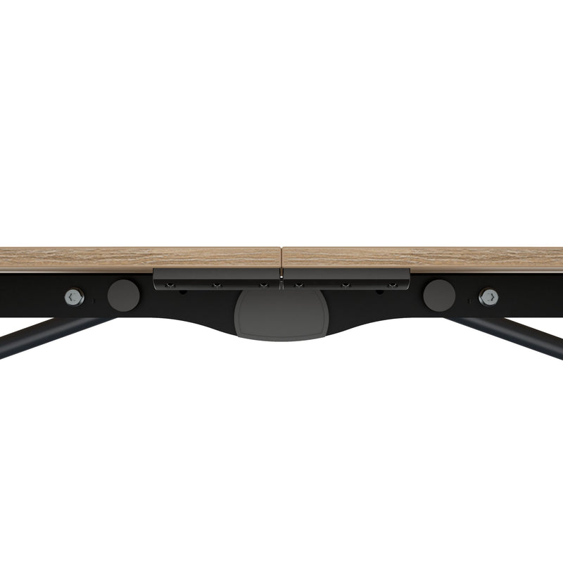 MARA - TIMMY LIBRO Konferenztisch | Bootsform, 3200 x 1200 mm (10 - 14 Personen), rollbar, faltbar, Bernsteineiche - 11 Main Image
