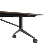 Mara TIMMY LIBRO Conference table | Boot shape, 3200 x 1200 mm (10 - 14 people), rollable, foldable, walnut