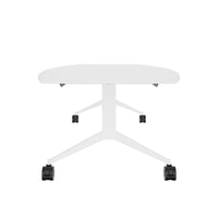 Mara TIMMY LIBRO Conference table | Boot shape, 3200 x 1200 mm (10 - 14 people), rollable, foldable, white