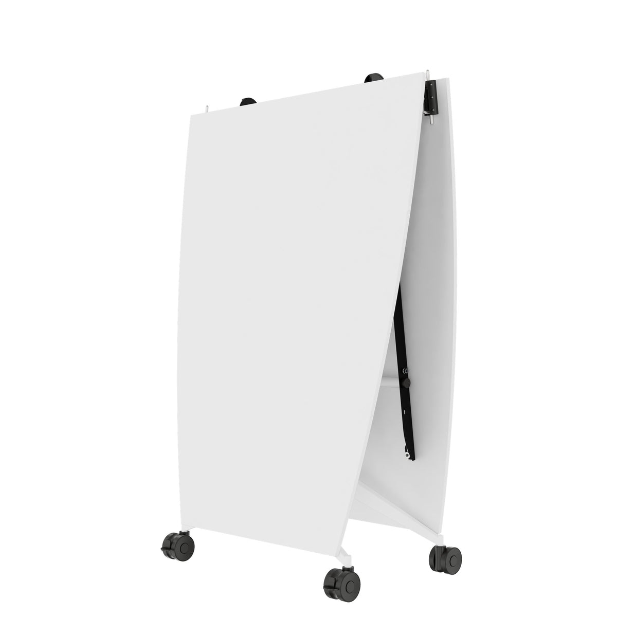 MARA - TIMMY LIBRO Konferenztisch | Bootsform, 3200 x 1200 mm (10 - 14 Personen), rollbar, faltbar,  Weiß - 8 Lightbox Main Image