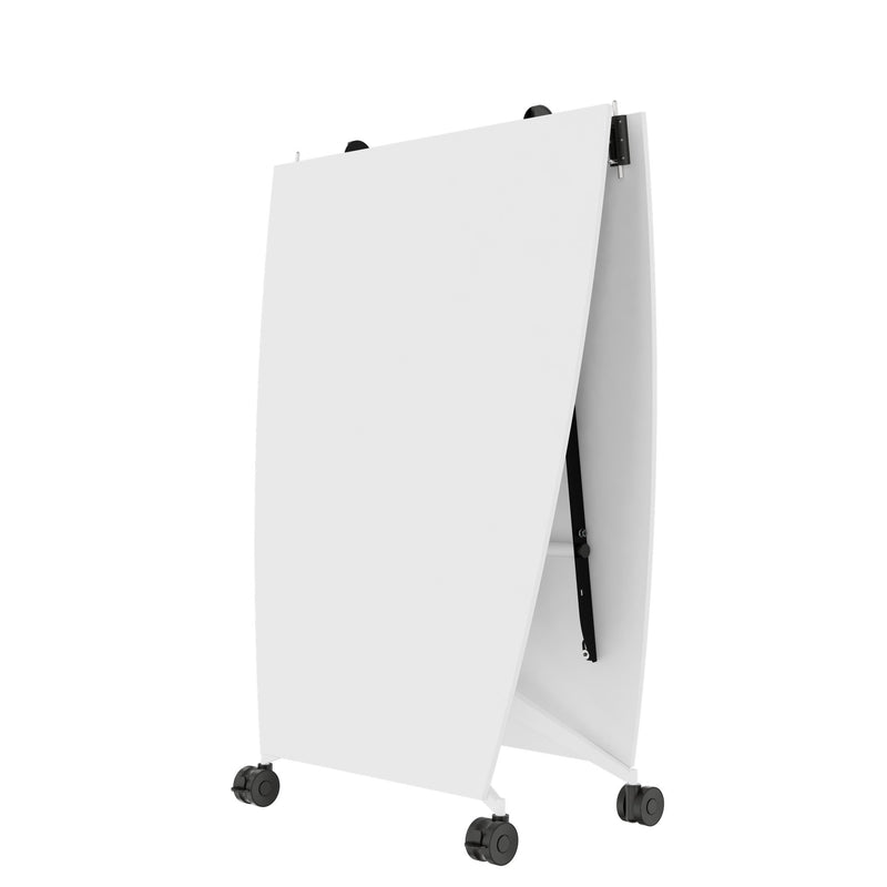 MARA - TIMMY LIBRO Konferenztisch | Bootsform, 3200 x 1200 mm (10 - 14 Personen), rollbar, faltbar,  Weiß - 8 Main Image