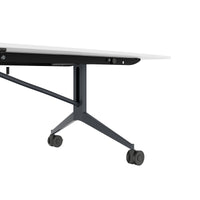 Mara TIMMY LIBRO Conference table | Boot shape, 3200 x 1200 mm (10 - 14 people), rollable, foldable, white