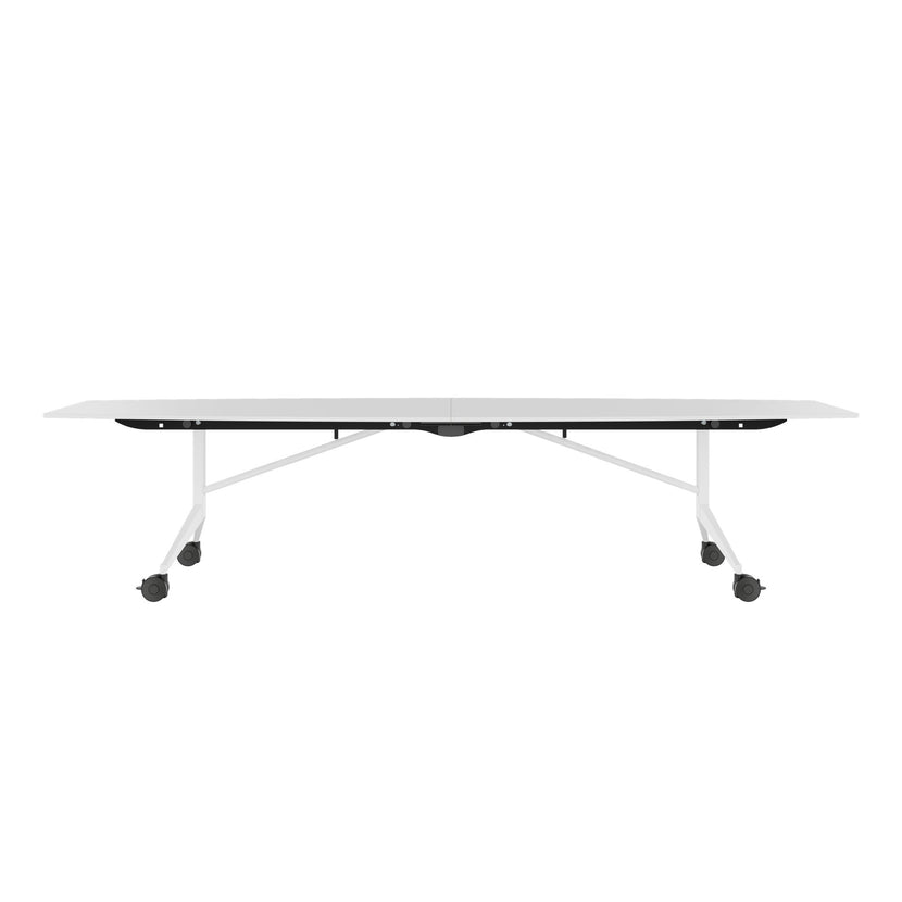 Mara TIMMY LIBRO Tableau de conférence | Forme de démarrage, 3200 x 1200 mm (10 - 14 personnes), roulable, pliable, blanc