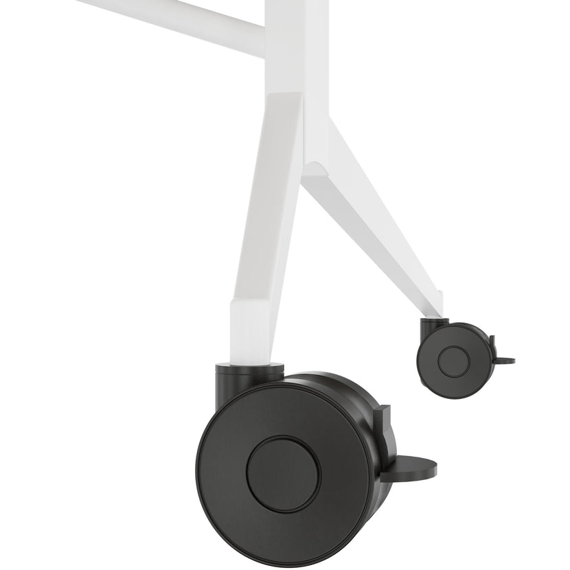 Mara TIMMY LIBRO Tableau de conférence | Forme de démarrage, 3200 x 1200 mm (10 - 14 personnes), roulable, pliable, blanc