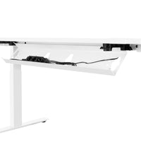 König + Neurath - Active T motor desk | 1600 x 800 mm, electrically height adjustable, electrified, white