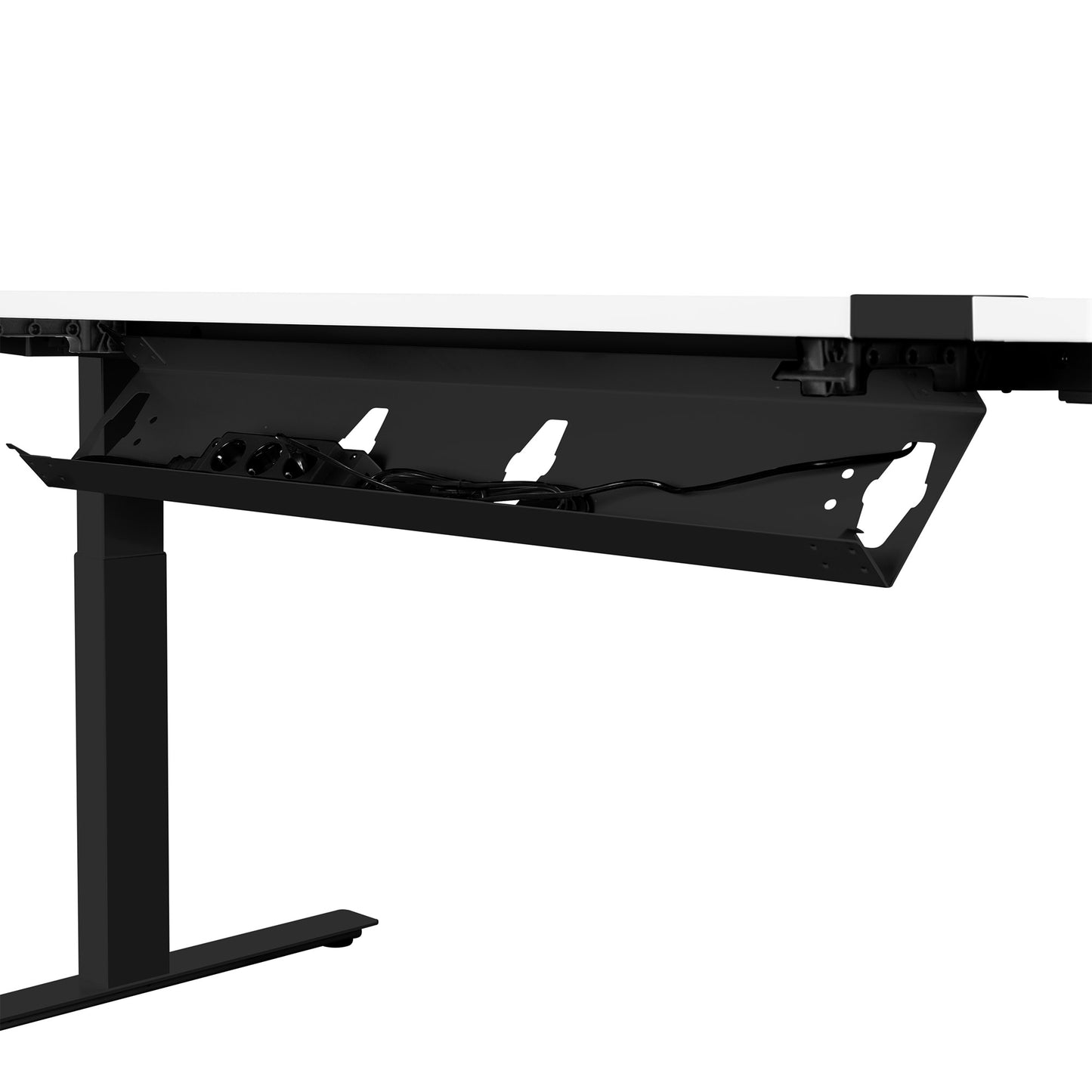 König + Neurath - Active T motor desk | 1600 x 800 mm, electrically height adjustable, electrified, white