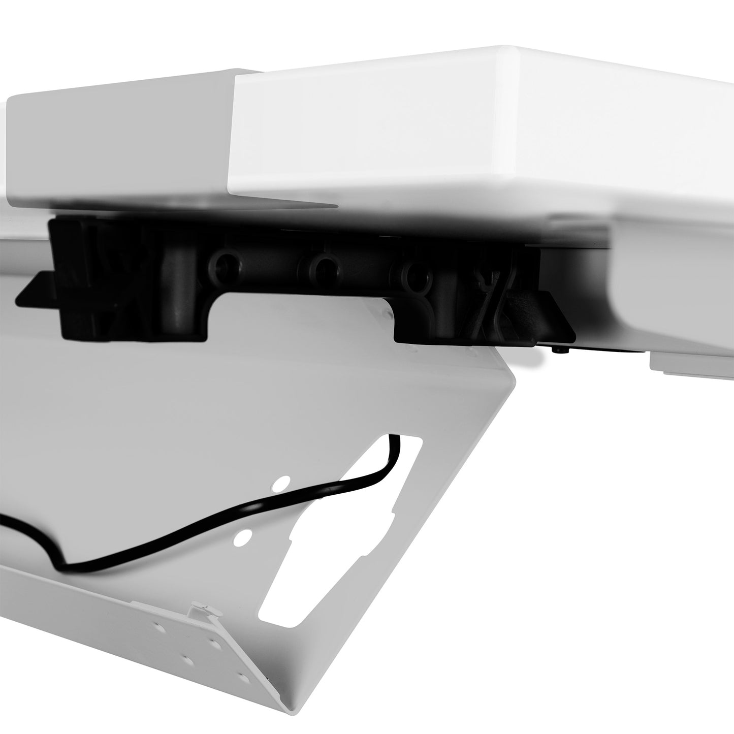 König + Neurath - Active T motor desk | 1600 x 800 mm, electrically height adjustable, electrified, white