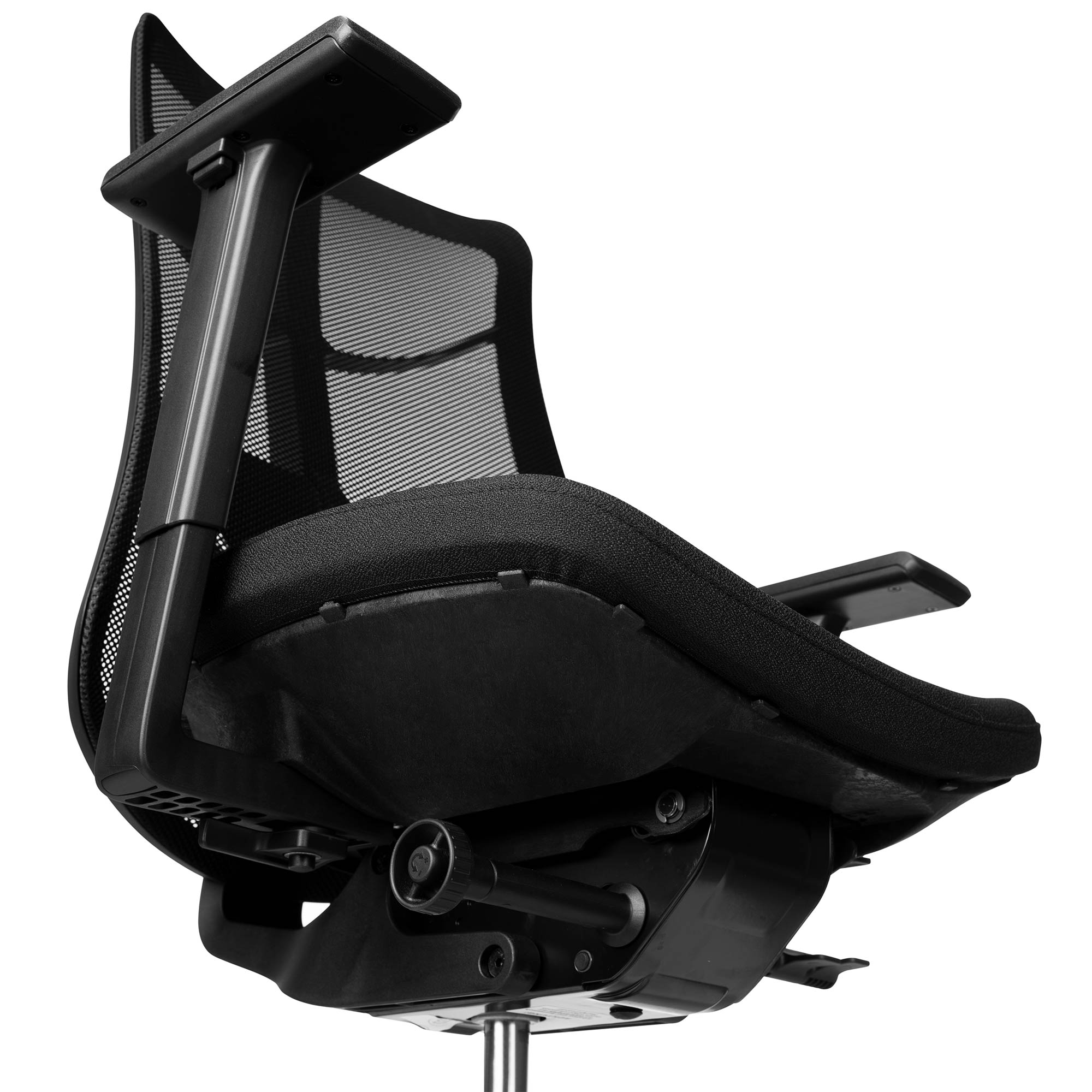 König + Neurath - JET.III office swivel chair | Mesh back, lumbar support, black