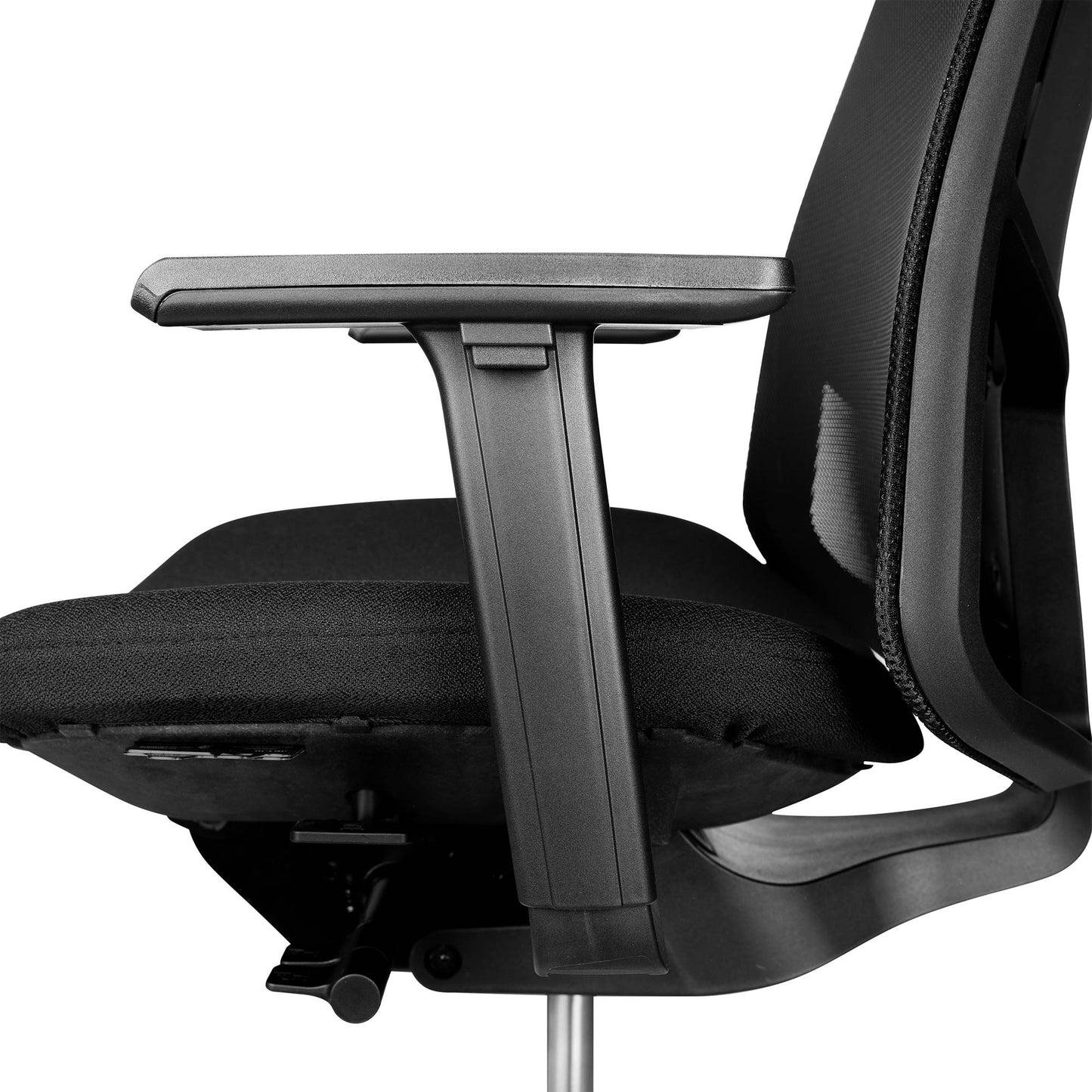 König + Neurath - JET.III office swivel chair | Soft padding, lumbar support, black