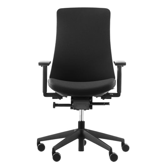 König + Neurath - JET.III office swivel chair | Soft padding, lumbar support, black