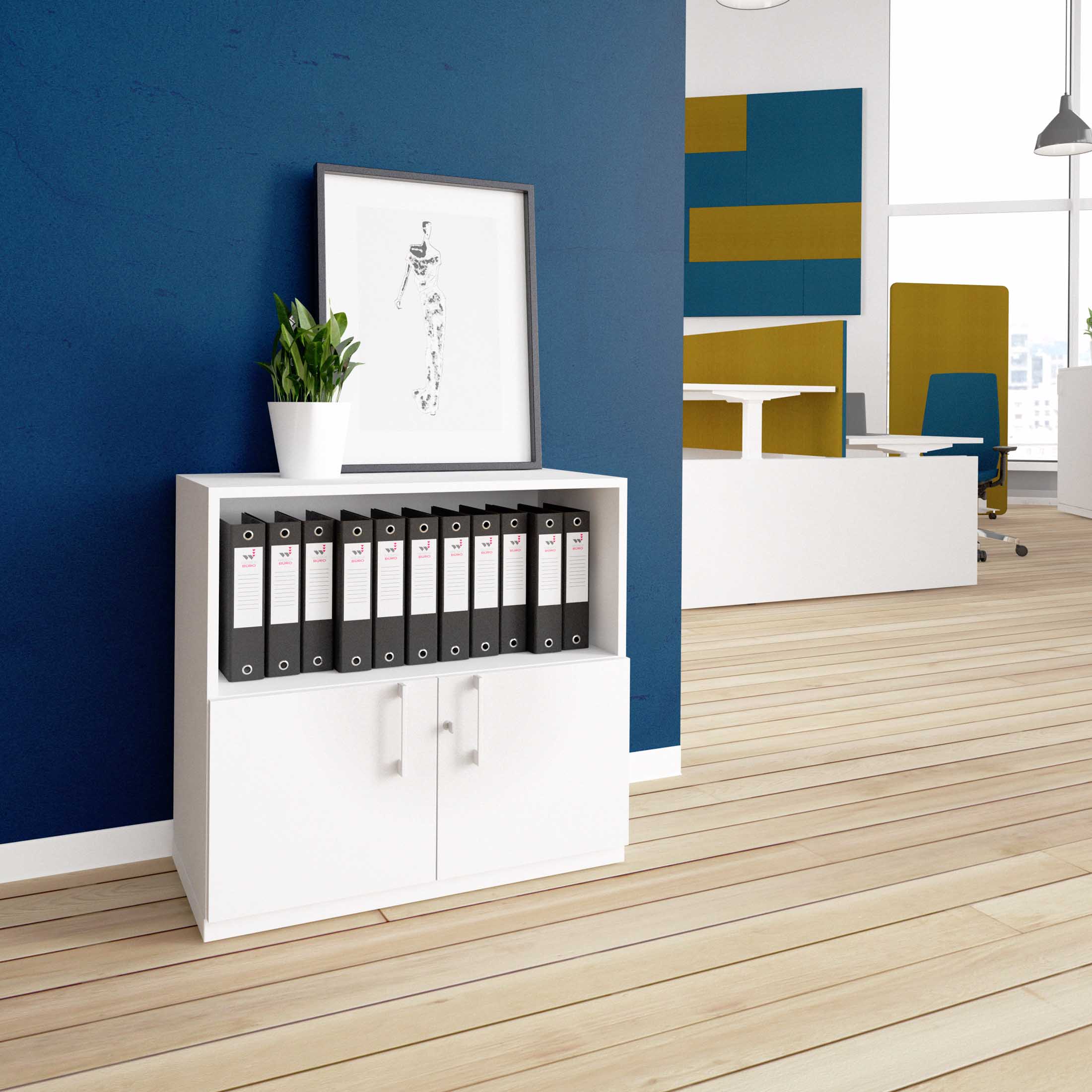 CHOICE Combinez l'armoire | 2 oh, 800 x 760 mm, blanc