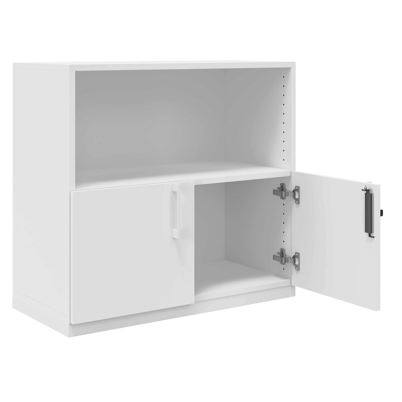 CHOICE Armadio combinato | 2 OH, 800 x 760 mm, bianco  - 2 Main Image