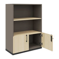 CHOICE combination cabinet | 3 OH, 800 x 1115 mm, Cubanite gray / sand ash - 2 Thumbnail Image