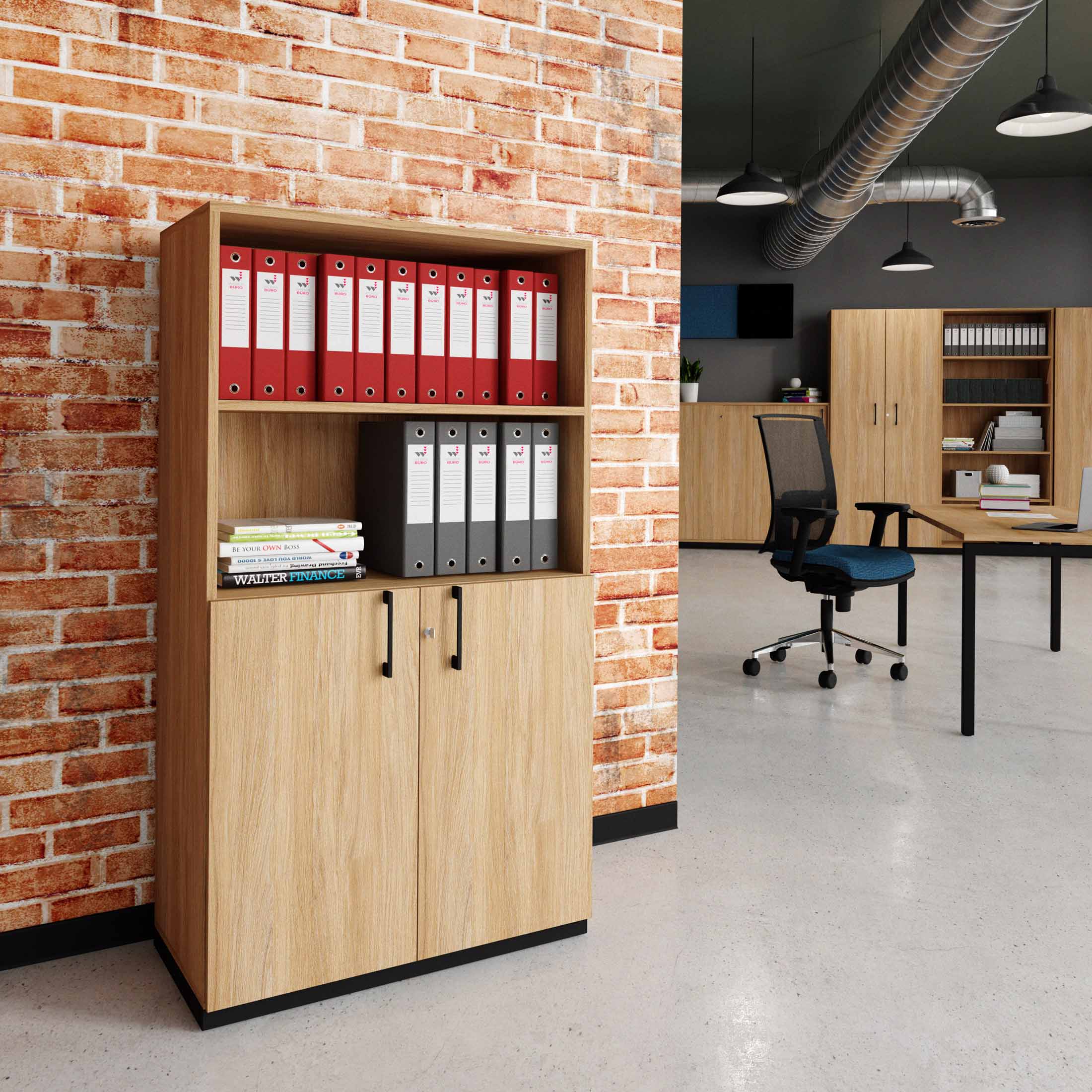 CHOICE Combina il cabinet | 4 OH, 800 x 1465 mm, quercia ambra