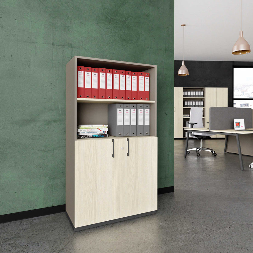 CHOICE Combina il cabinet | 4 OH, 800 x 1465 mm, cubanite grigio / cenere di sabbia