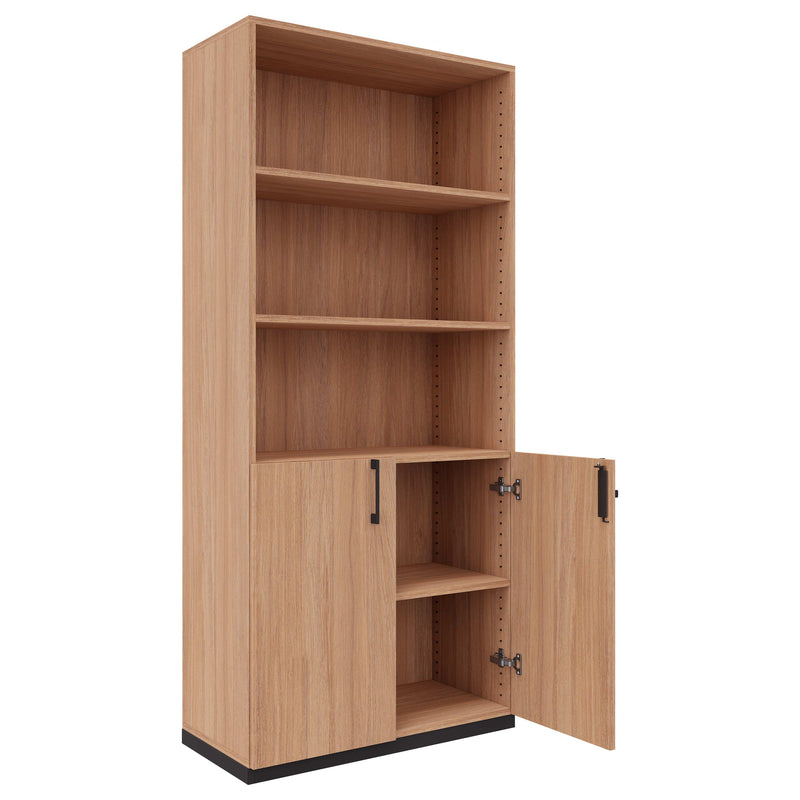 CHOICE combination cabinet | 5 OH, 800 x 1820 mm, amber oak - 2 Main Image
