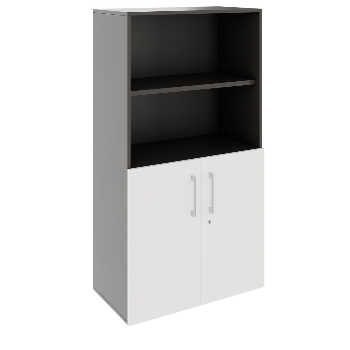 PRO Combine cabinet | 4 Oh, 800 x 1510 mm, graphite / white - 1 Lightbox Main Image