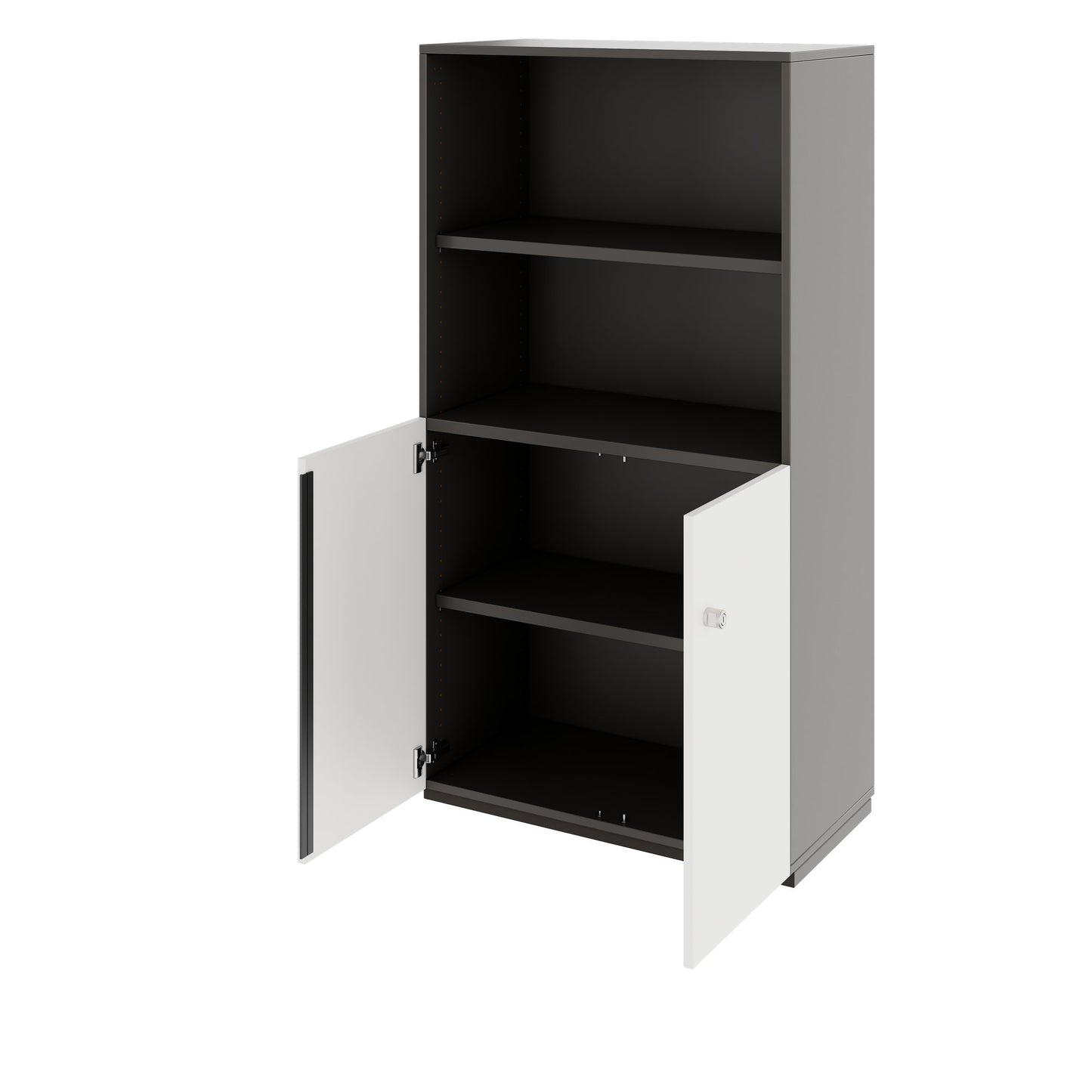 PRO Combine cabinet | 4 Oh, 800 x 1510 mm, graphite / white