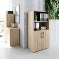 PRO Kombischrank | 4 OH, 800 x 1510 mm, Natureiche