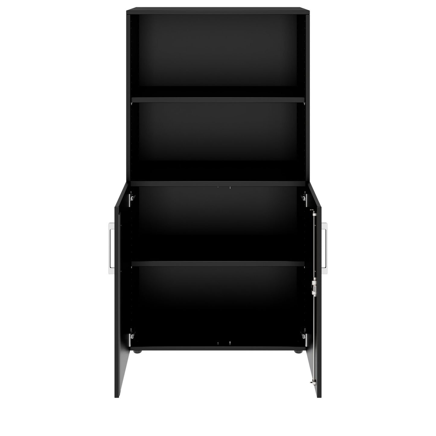 Armoire combinée PRO | 4 OH, 800 x 1510 mm, noir