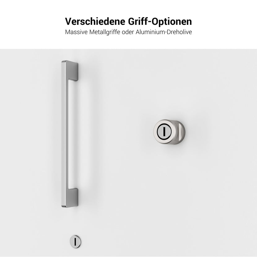 PRO Kombischrank | 4 OH, 800 x 1510 mm, Weiß